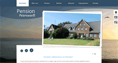 Desktop Screenshot of nordseepension-peterswarft.de